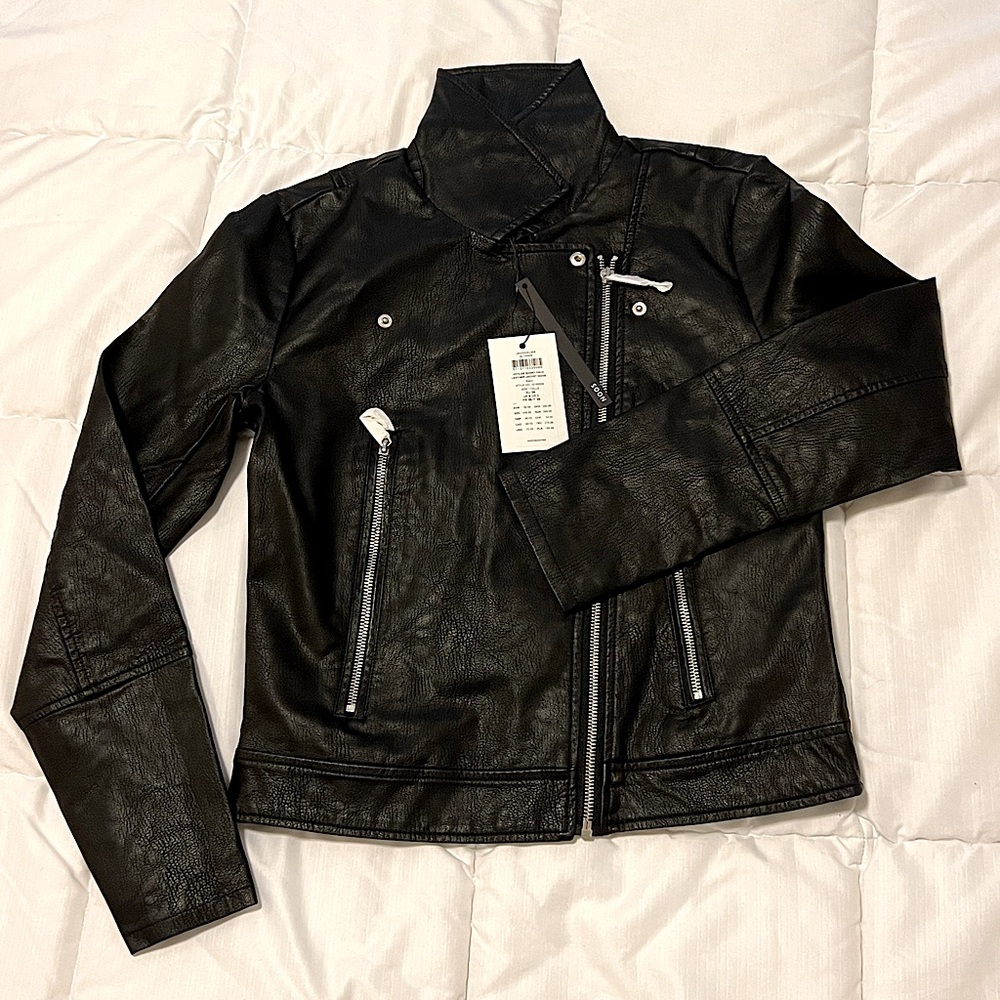 ASOS vegan leather Moto jacket. NEW with tags